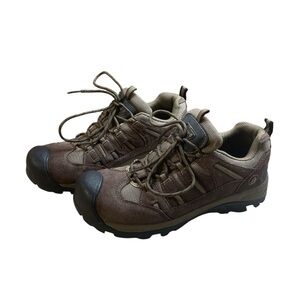 Coleman Niagara Low Sneakers Leather Shoes Outdoor Lace Up Brown Size 9.5 M